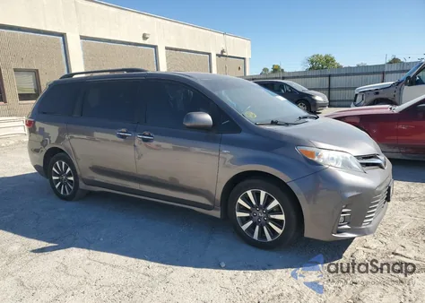 2018 Toyota Sienna Xle from USA, damaged, VIN 5TDDZ3DC2JS195045